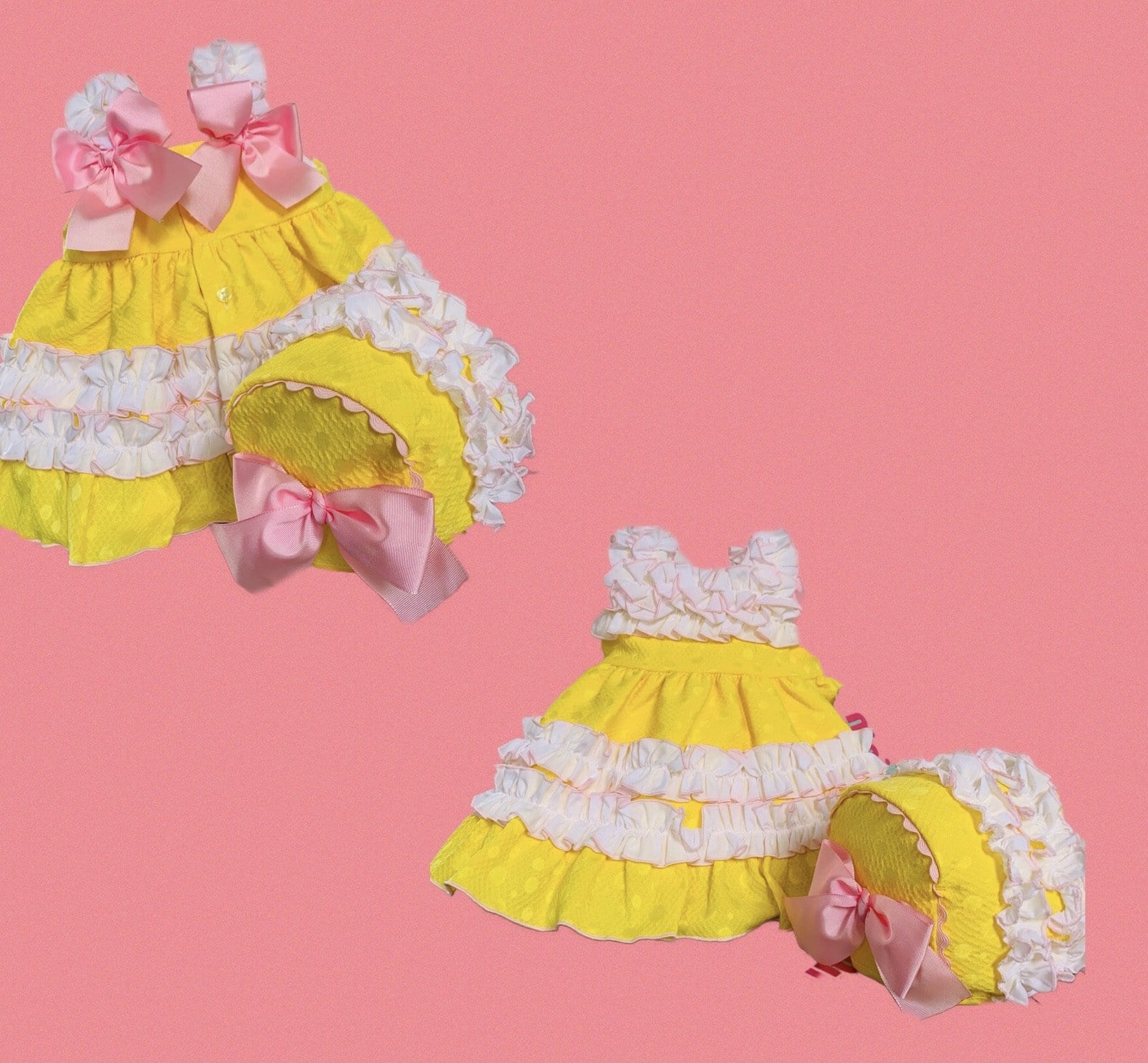NINI - New Style Easter Baby Dress & Bonnet