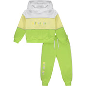 MITCH & SON - Bryson Colour Block Tracksuit - Lime
