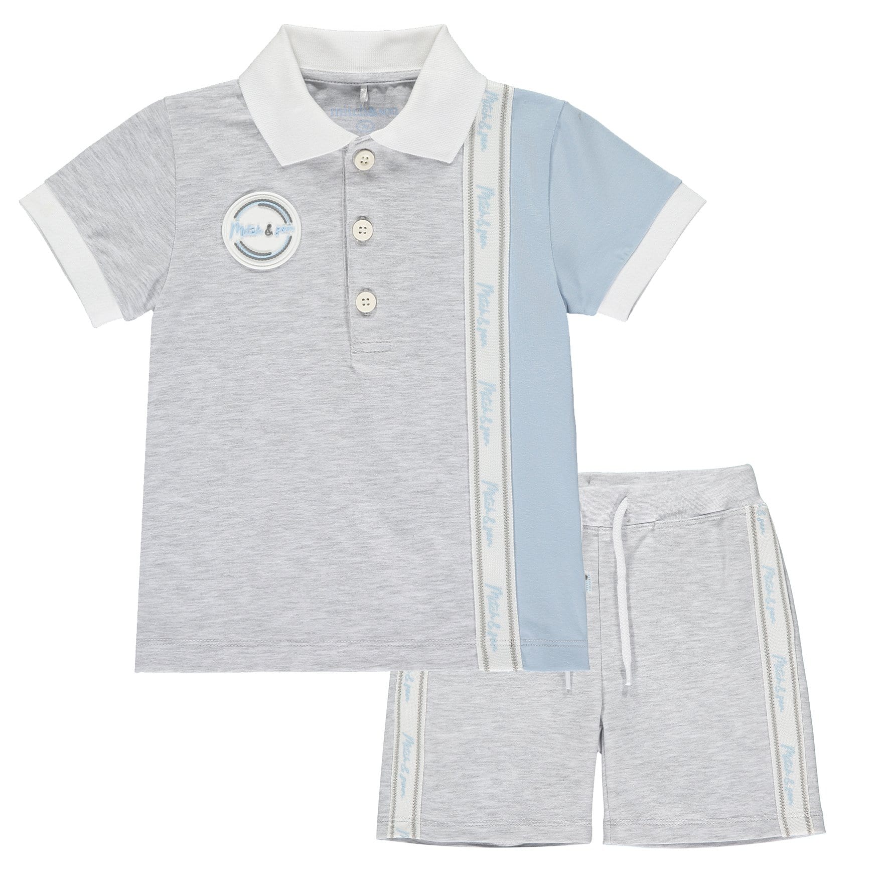 MITCH & SON - Alby Polo Short Set - Grey