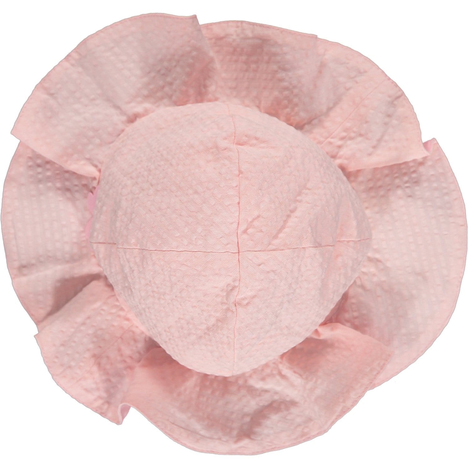 LITTLE A - Doris Seesucker Sunhat - Pink