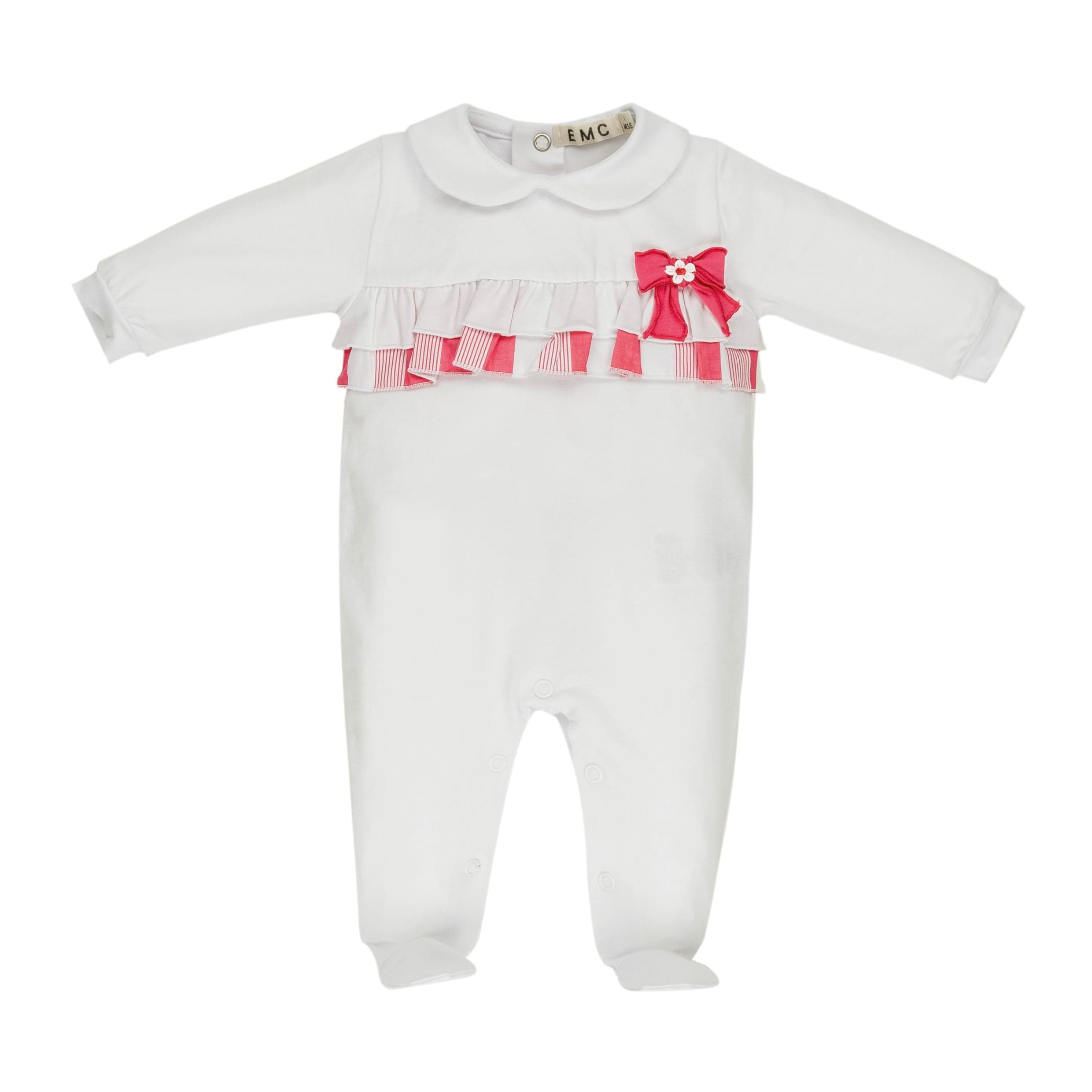 EVERYTHING MUST CHANGE -Pink Ribbon Babygrow - White