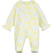 LITTLE A - Cassidy Buttercup Baby Grow - Lemon