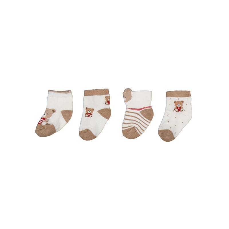 MAYORAL - Baby Bear Socks - Brown