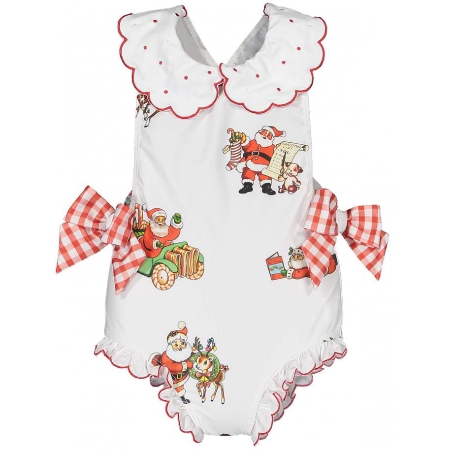SAL & PIMENTA - Santa Print Swimsuit