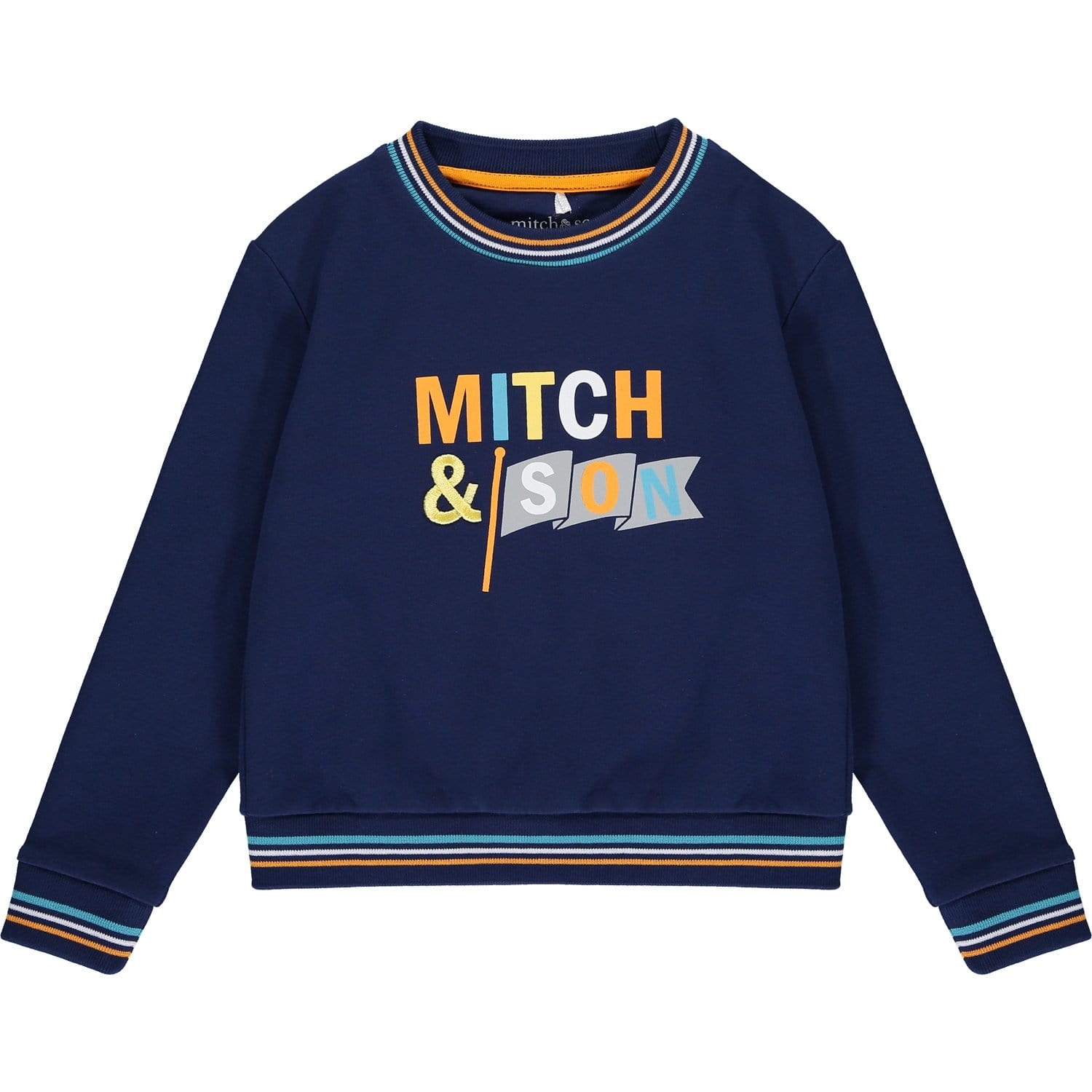 MITCH & SON - Chris Flag Logo Tracksuit - Navy