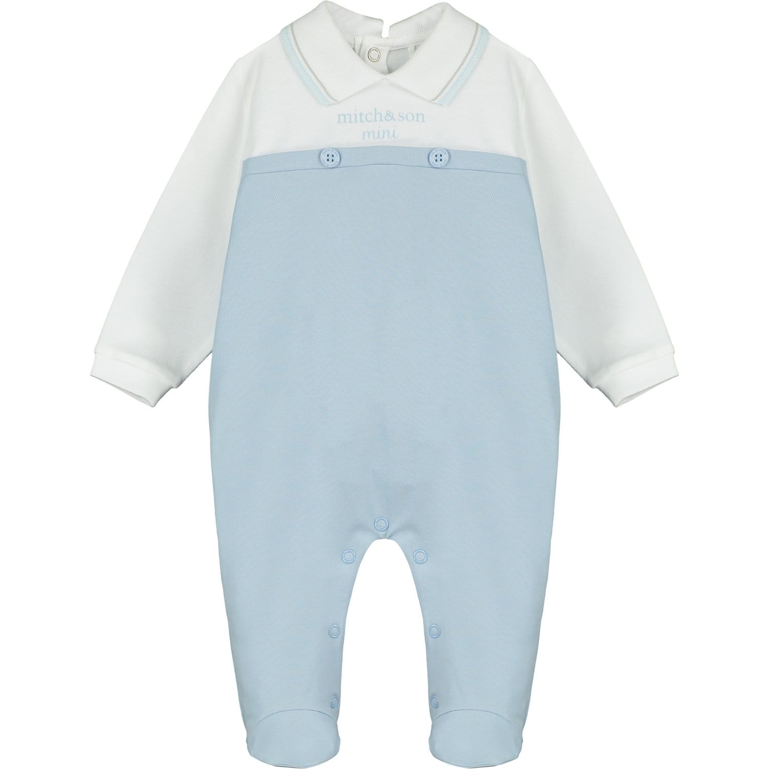 MITCH & SON - Dexter Babygrow - Pale Blue
