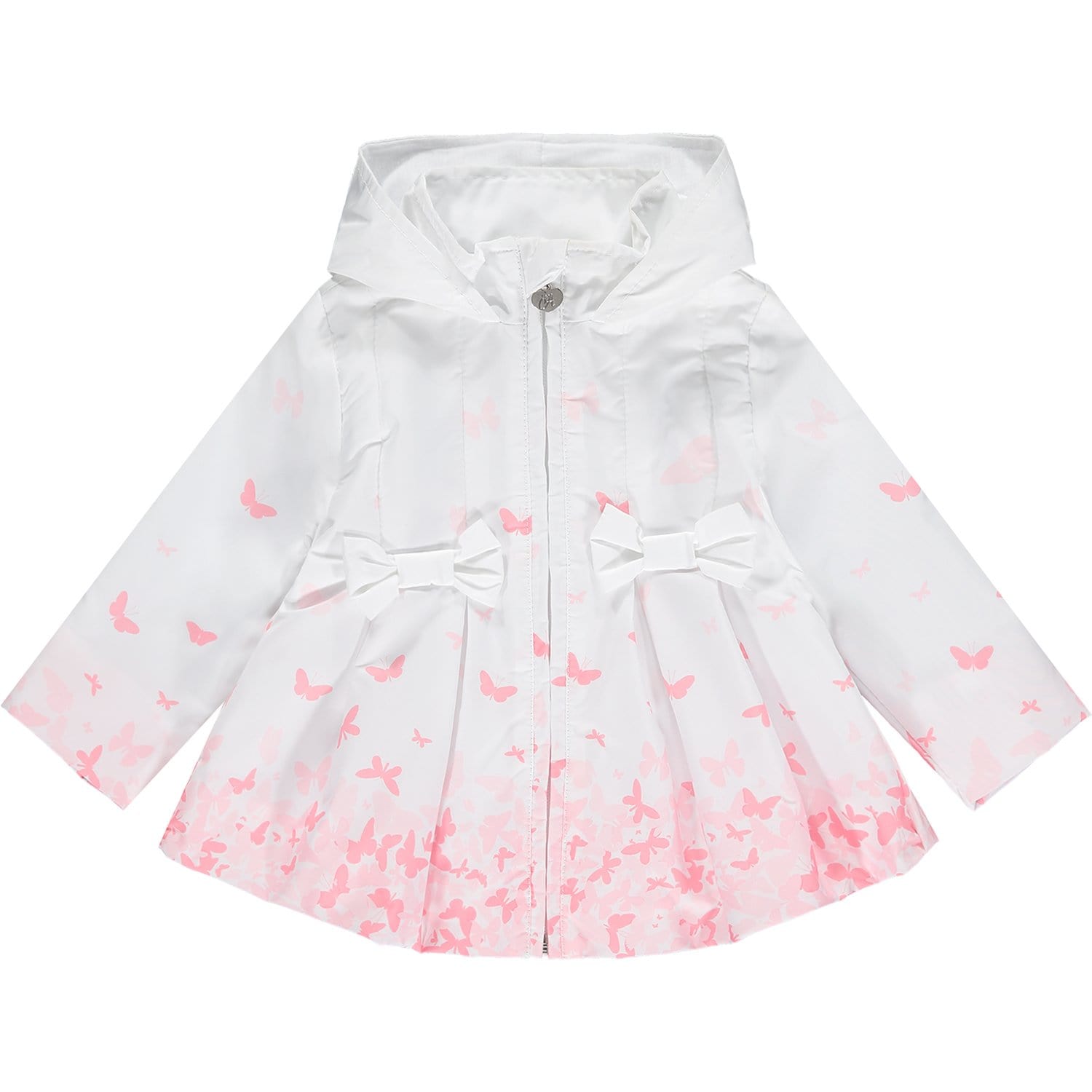 LITTLE A - Daisy Butterfly Jacket - White