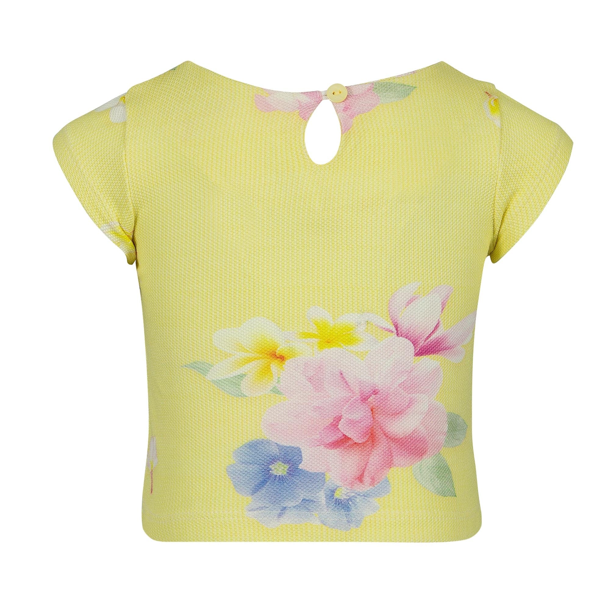 LAPIN HOUSE - Floral Top & Short Set - Lemon