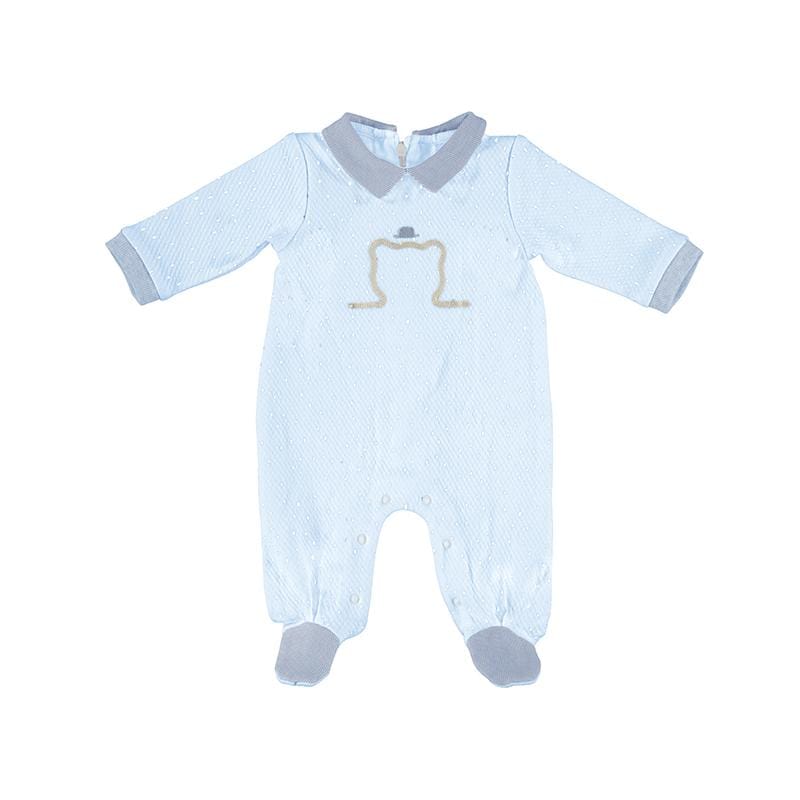 MAYORAL - Padded Romper - Blue