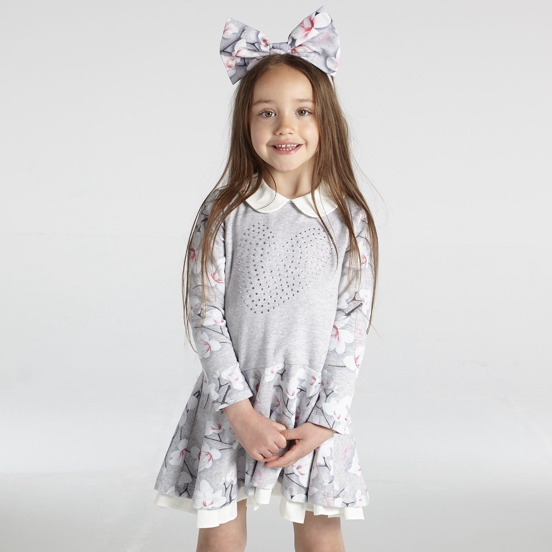 A DEE - Magnolia Peter Pan Collar Dress - Grey