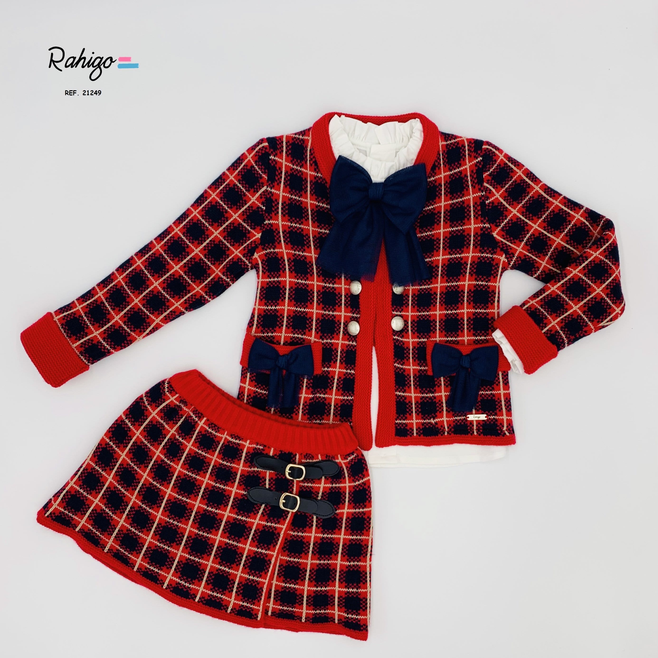 RAHIGO - Tartan Five Piece  Set - Red