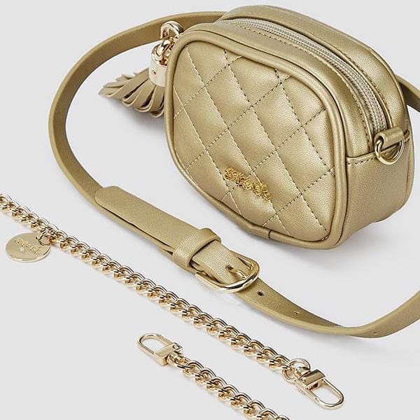 ABEL & LULA - Quilted Mini Bag - Gold