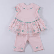 Daga - Polka Dot Legging Set - Pink