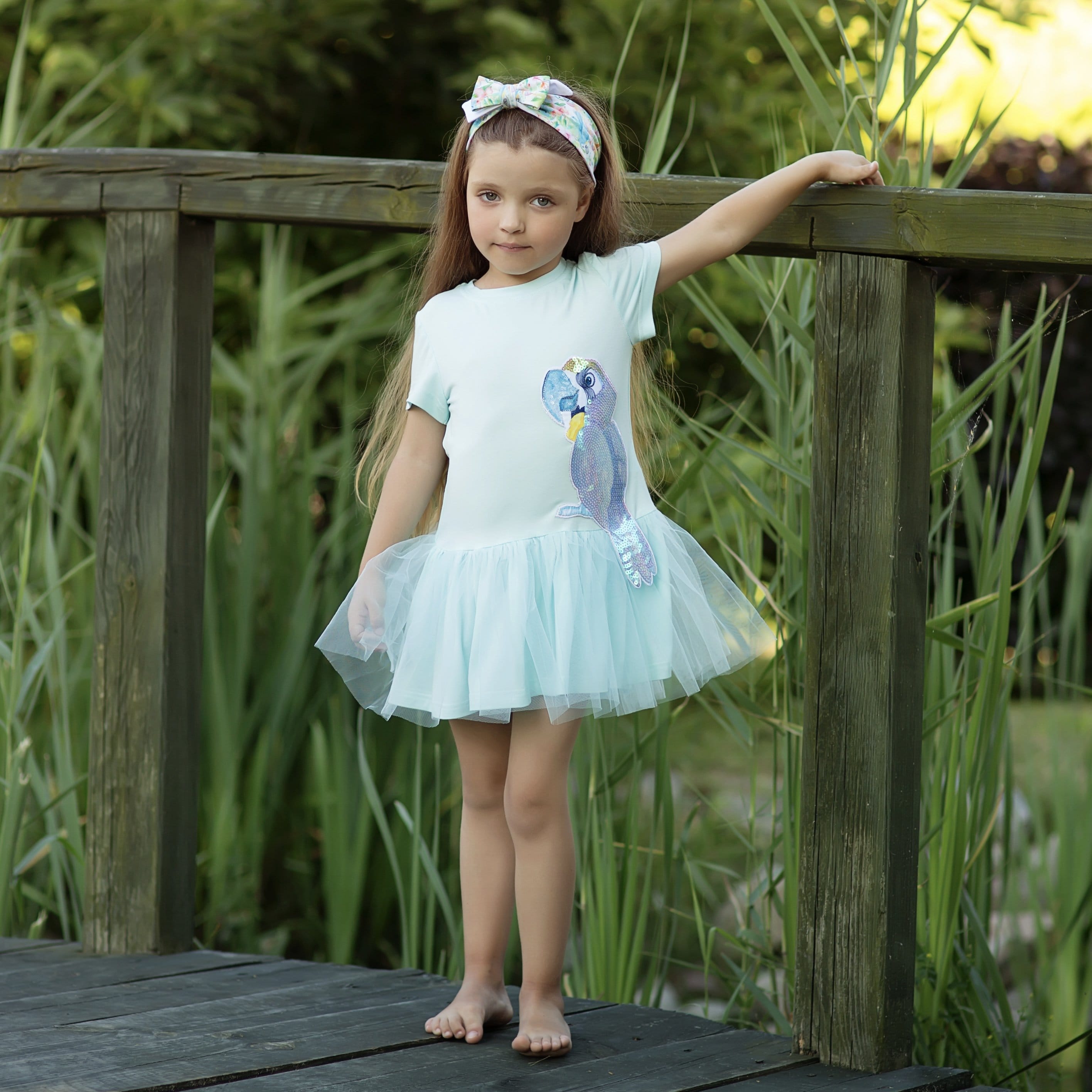 Daga - Parrot Dress - Blue