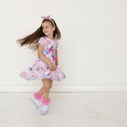 Daga - Hot Air Balloon Dress - Pink