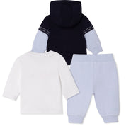 HUGO BOSS - Three Piece Tracksuit Set - Pale Blue