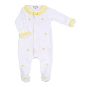 MAGNOLIA BABY - Ellens Spring Classics Classics Ruffle Babygrow - Lemon