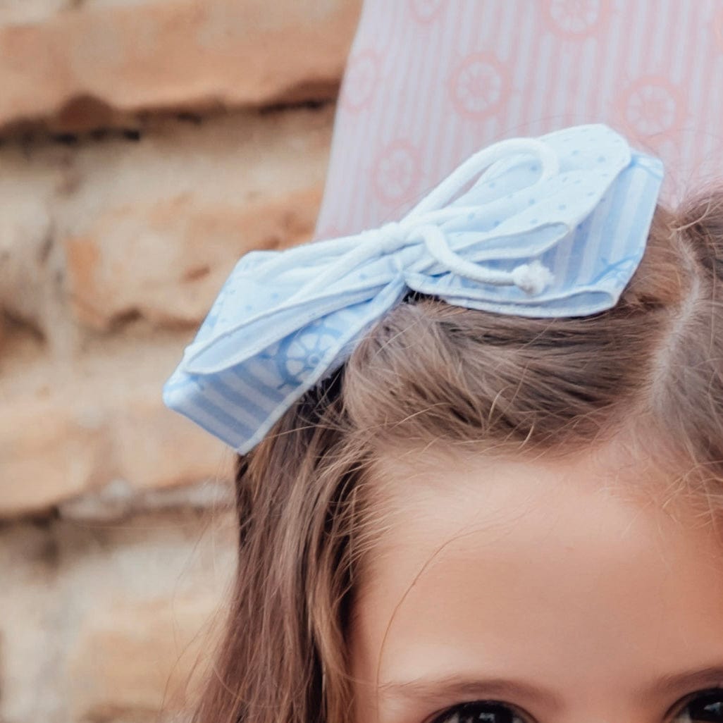 BABINE - Sailor Bow Clip - Blue