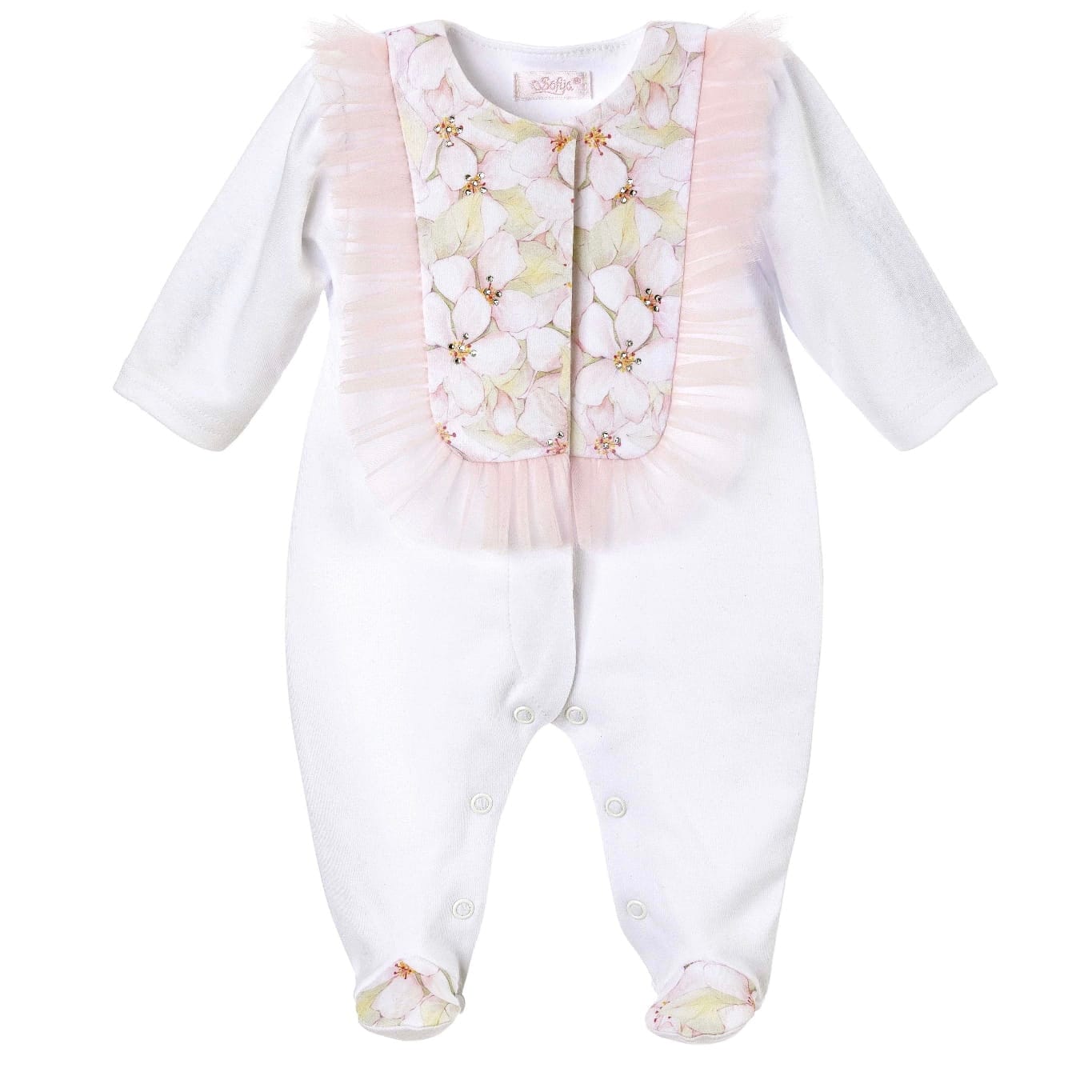 SOFIJA - Hortensja Babygrow - White main image 0