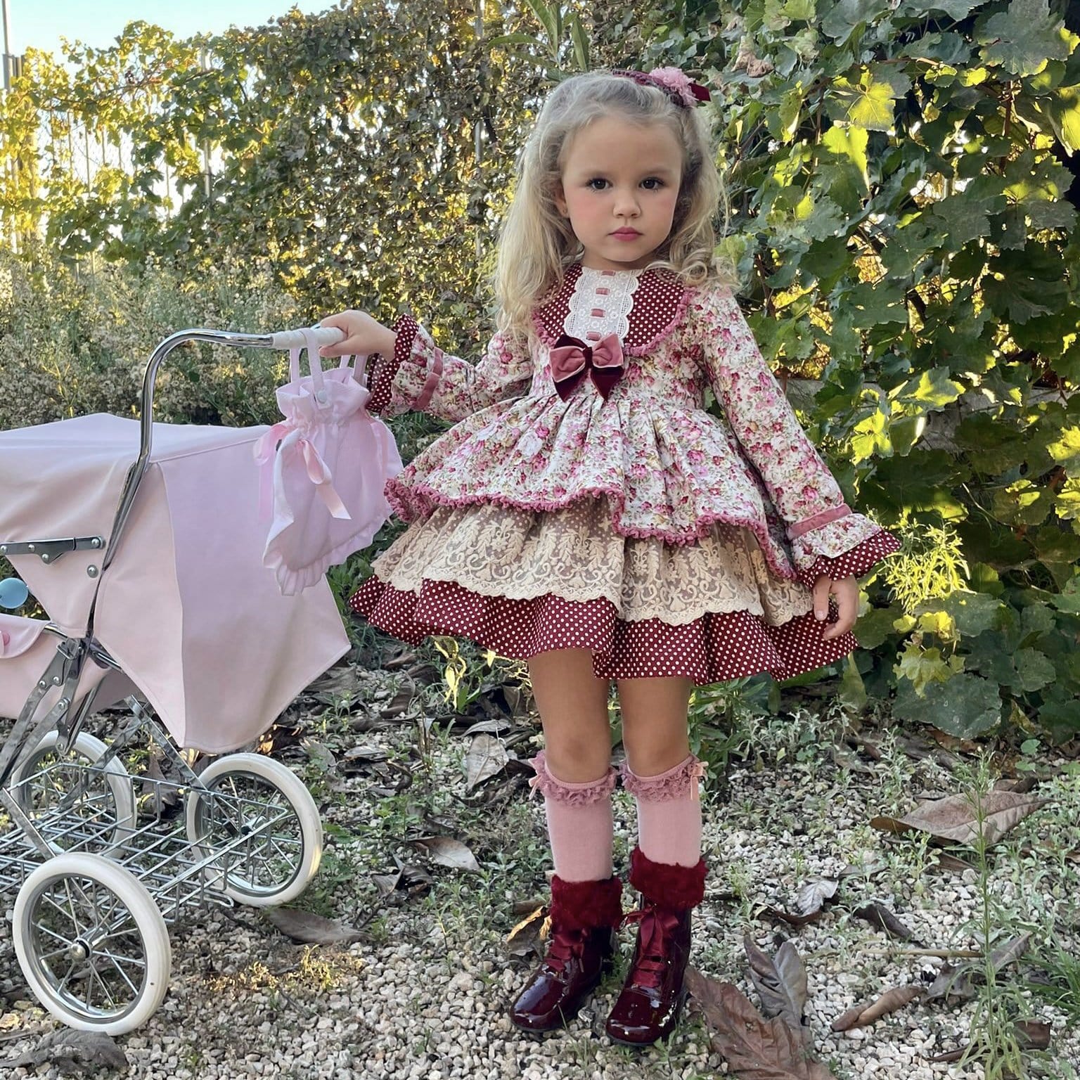 Baby Boutique Newborn Spanish Dresses Traditional Dress Fashion Spanish Dresses Girl Baby Boy Clothes Baby Clothes Girls Spanish Outfits LA AMAPOLA Dolly Puffball Dress Burgundy Baby Boutique Newborn Spanish Dresses Traditional Dress Fashion Spanish Dresses Girl Baby Boy Clothes Baby Clothes Girls Spanish Outfits LA AMAPOLA Dolly Puffball Dress Burgundy