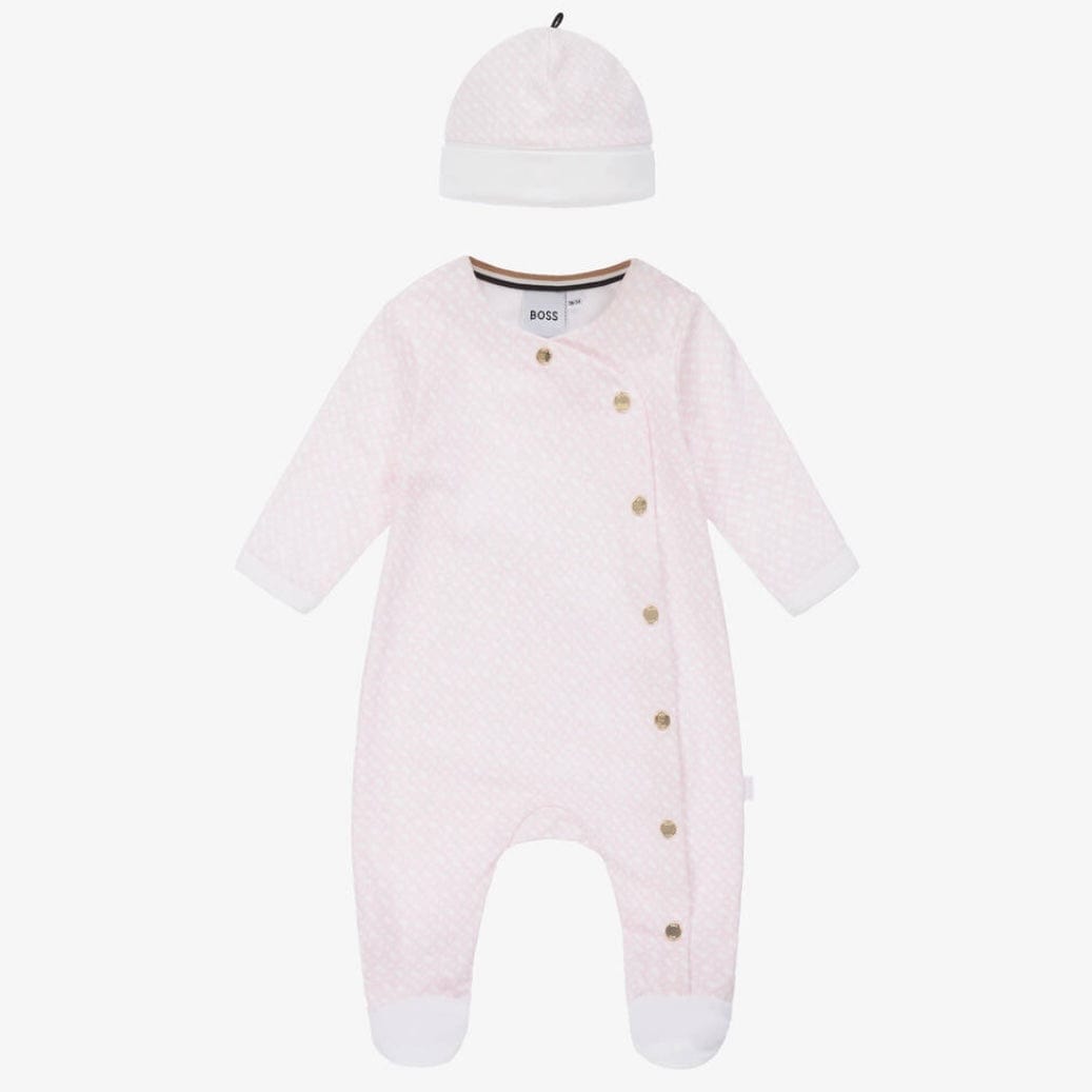 Baby hugo boss babygrow best sale