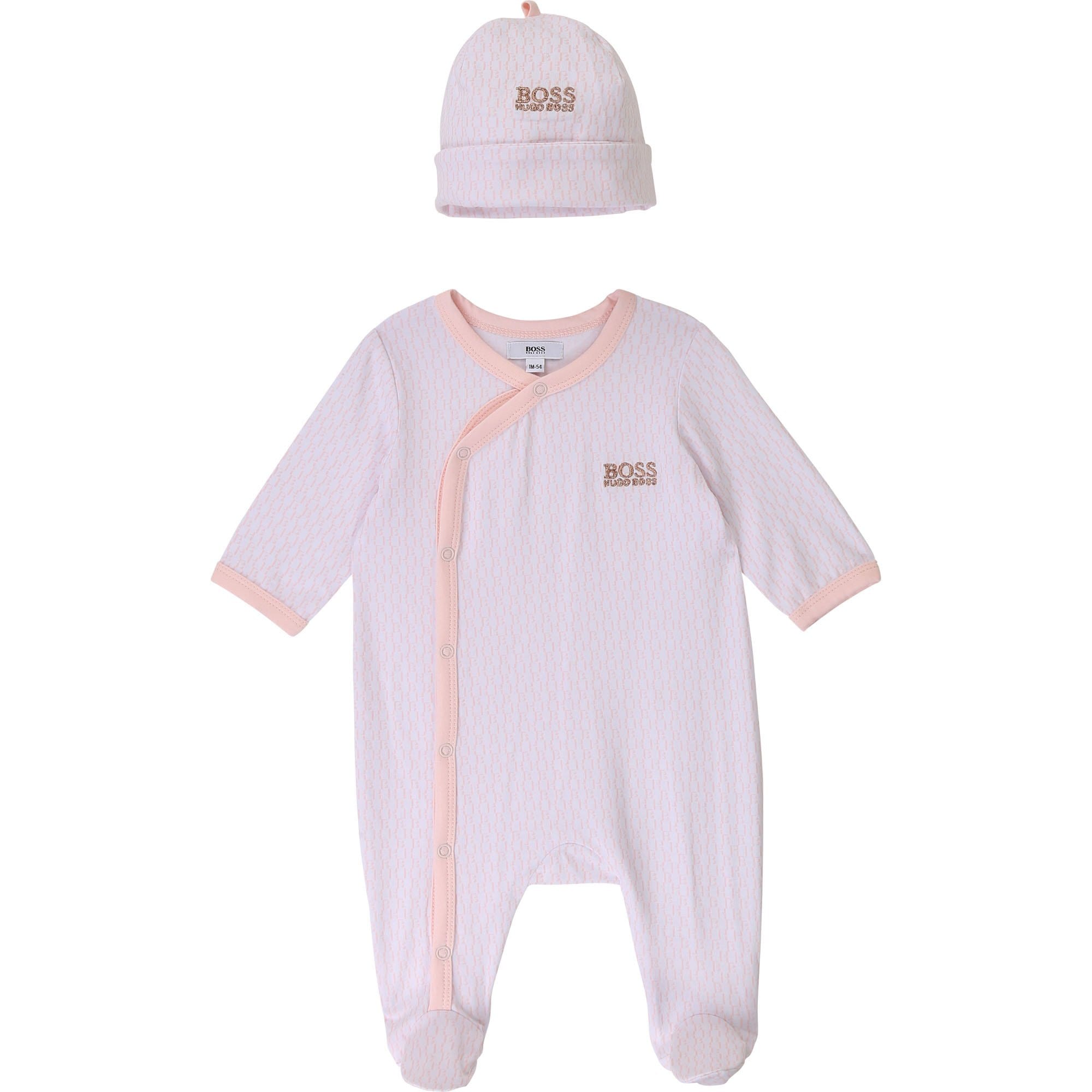 Pyjamas Hugo Boss Baby Set HUGO BOSS Babygrow Pink