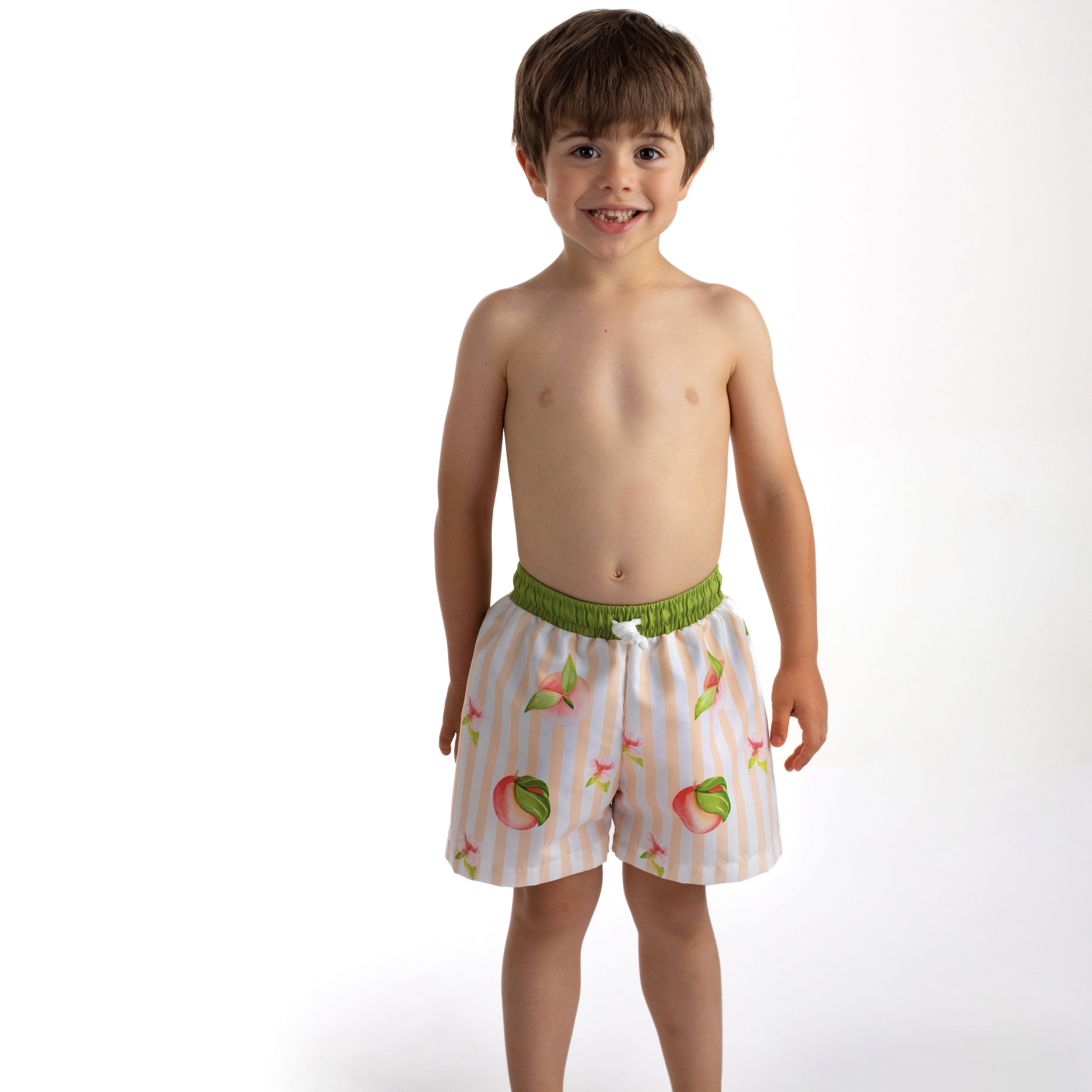 MEIA PATA - Peaches Print Swim Shorts