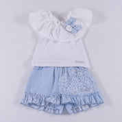 Daga - Flower Short Set - Blue