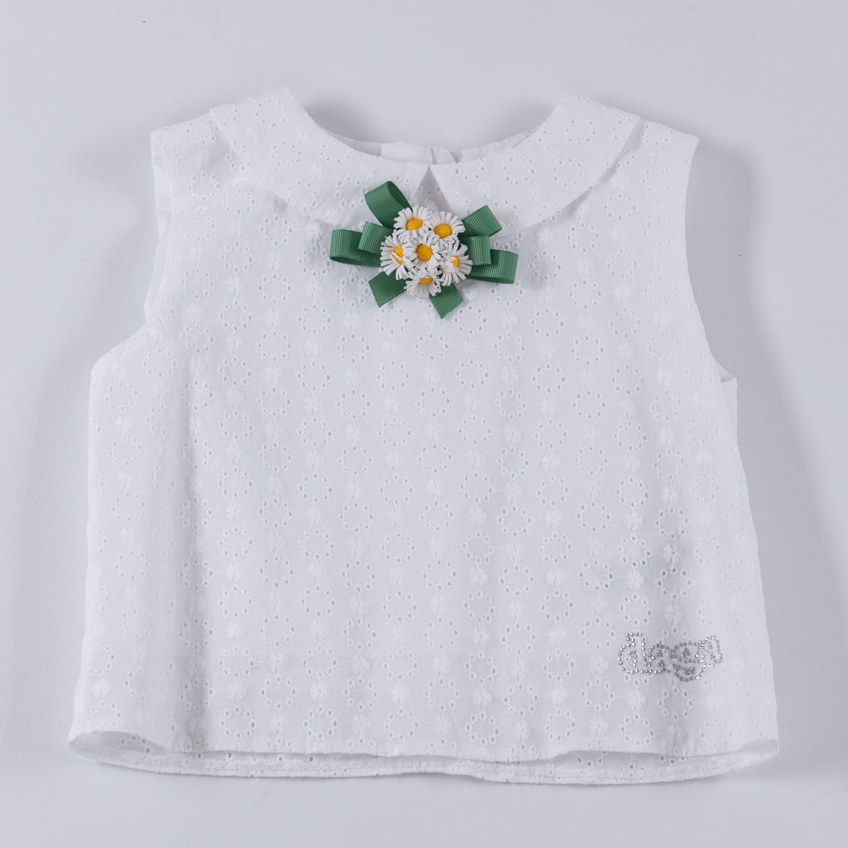 Daga - Rose  Daisy Skirt Set - White