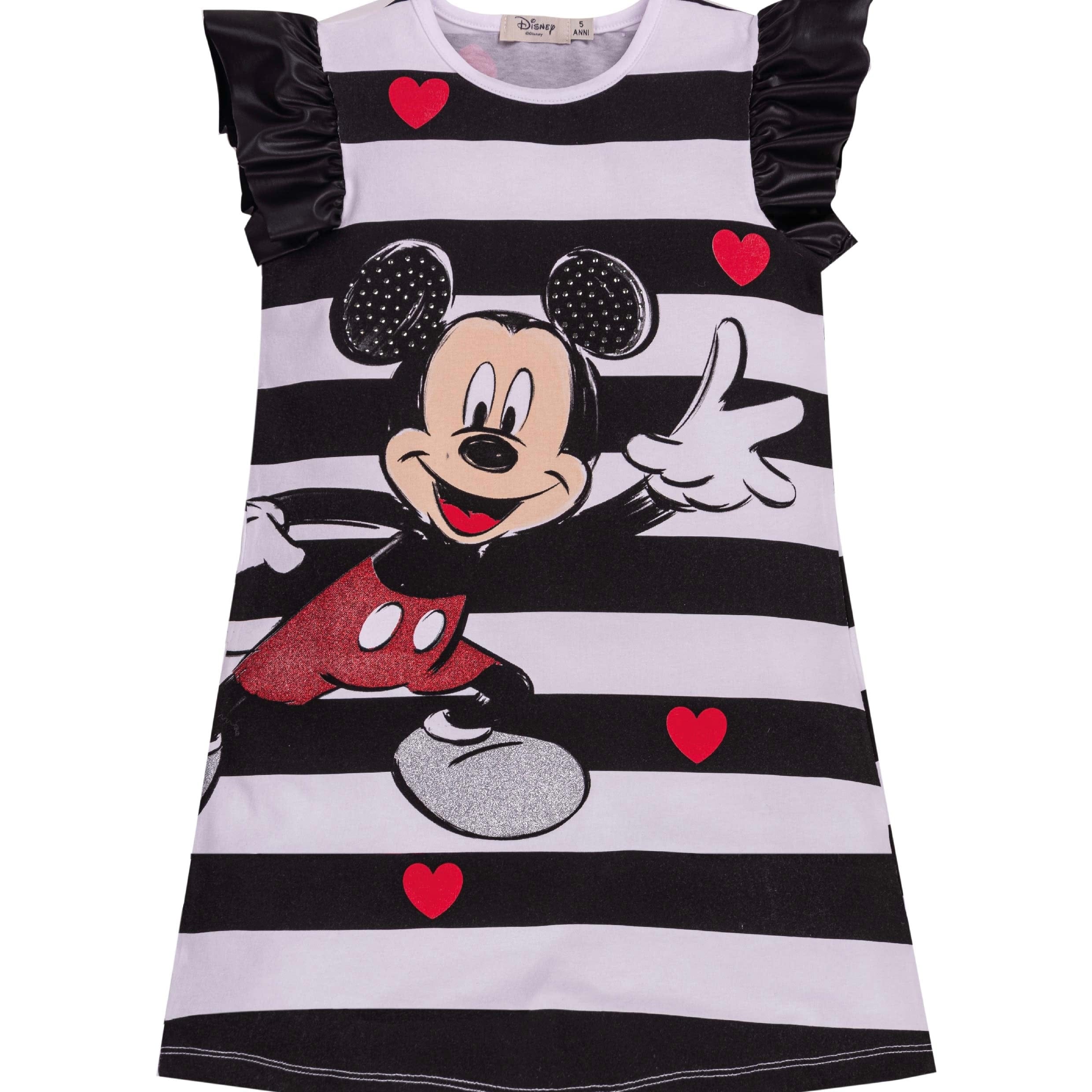 EMC Mickey Stripe Dress Black