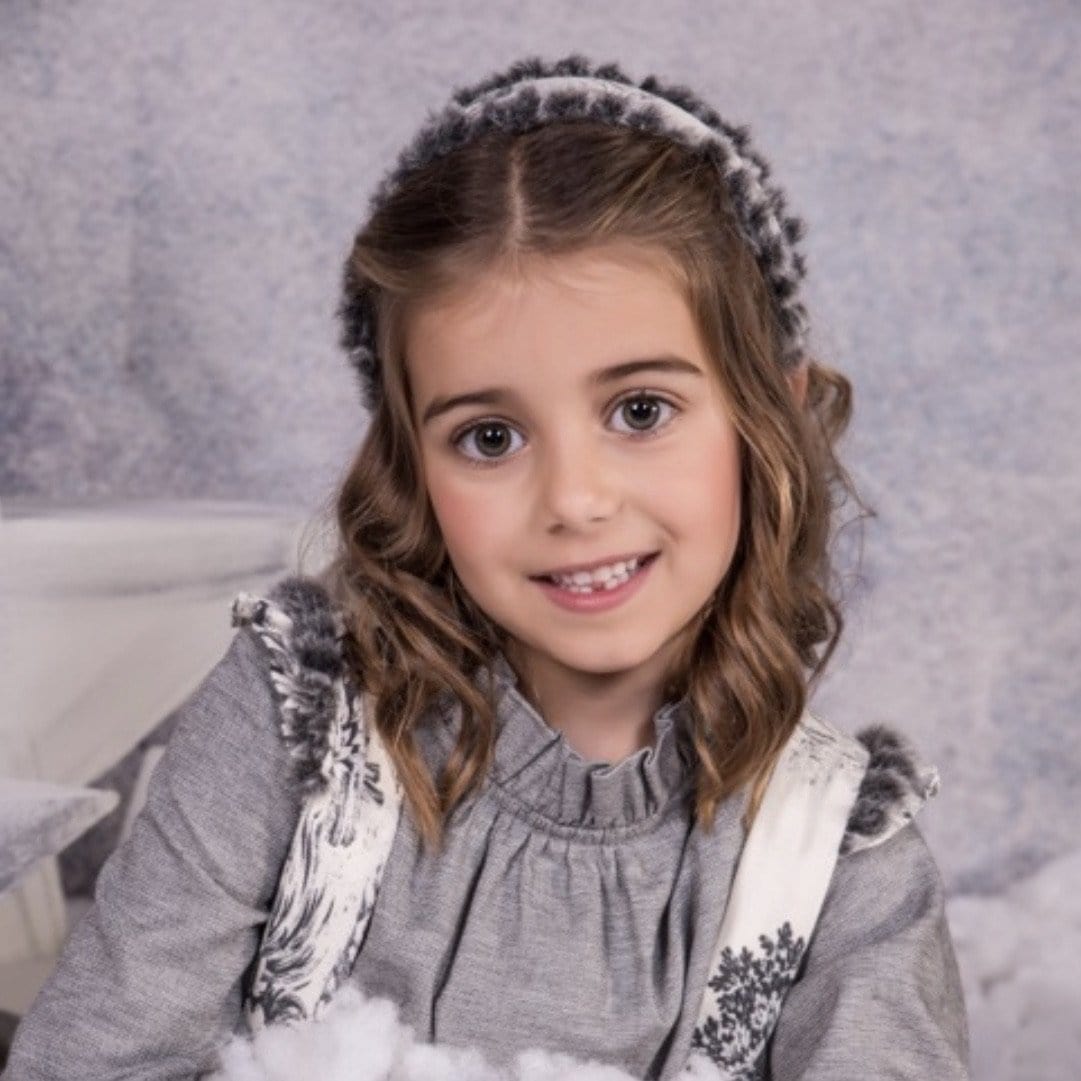 BABINE - Toile Hairband - Grey