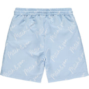 MITCH & SON - Alberto Signature Swim Short - Pale Blue