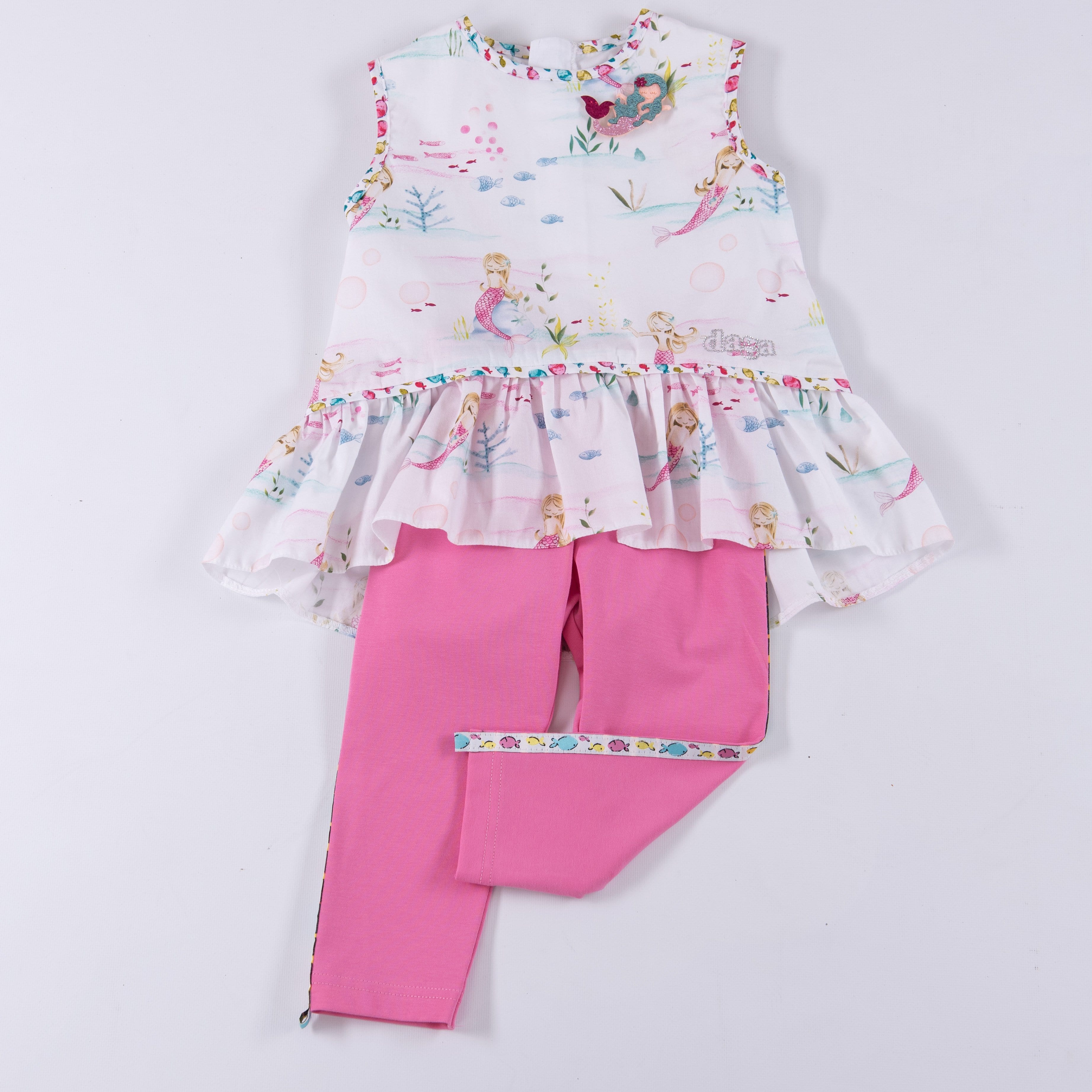 Daga - Mermaid Legging Set - Pink