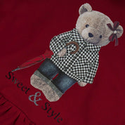 LAPIN HOUSE - Teddy Dress - Red