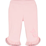 LITTLE A - Dream Voile Butterfly Print Leggings Set - Pink