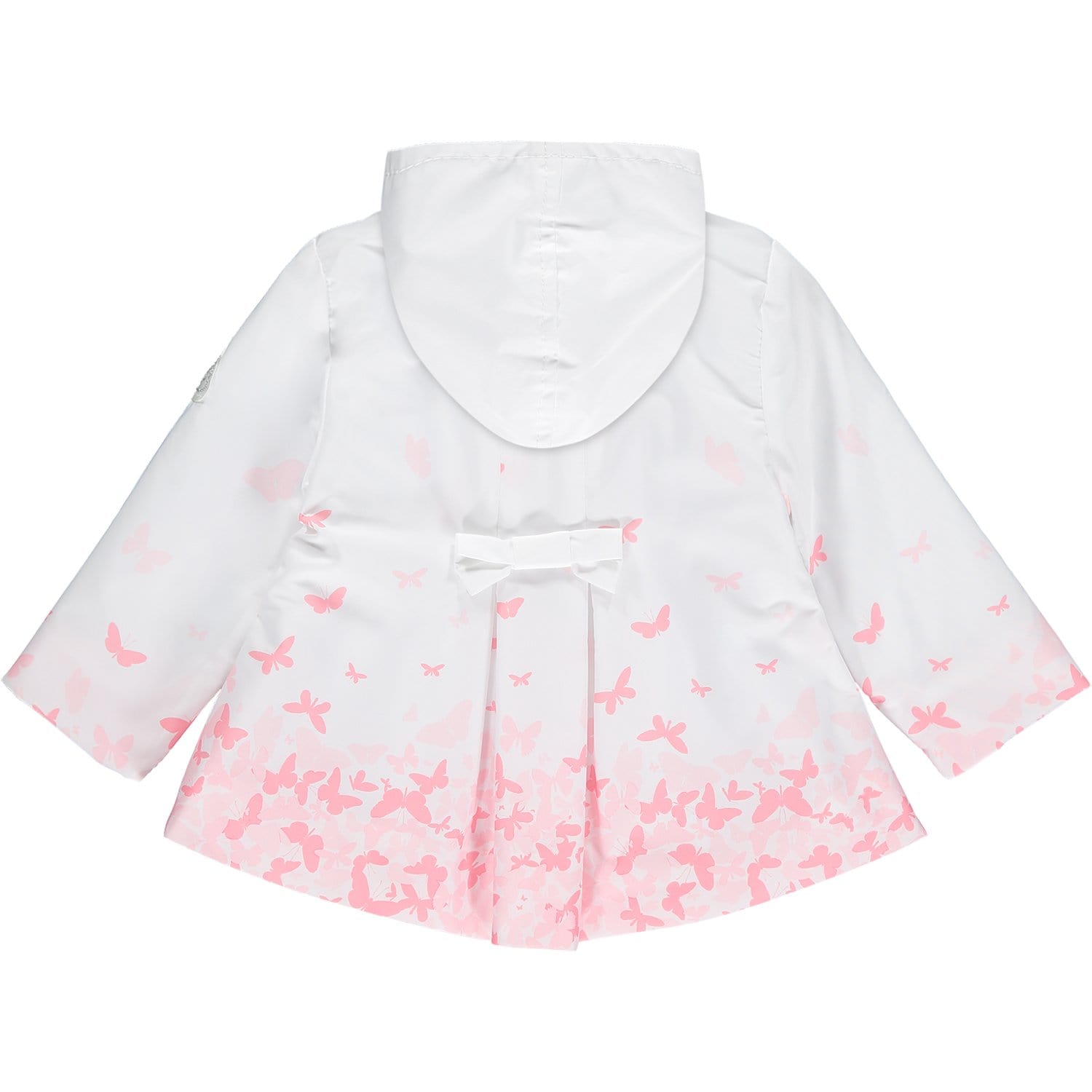 LITTLE A - Daisy Butterfly Jacket - White