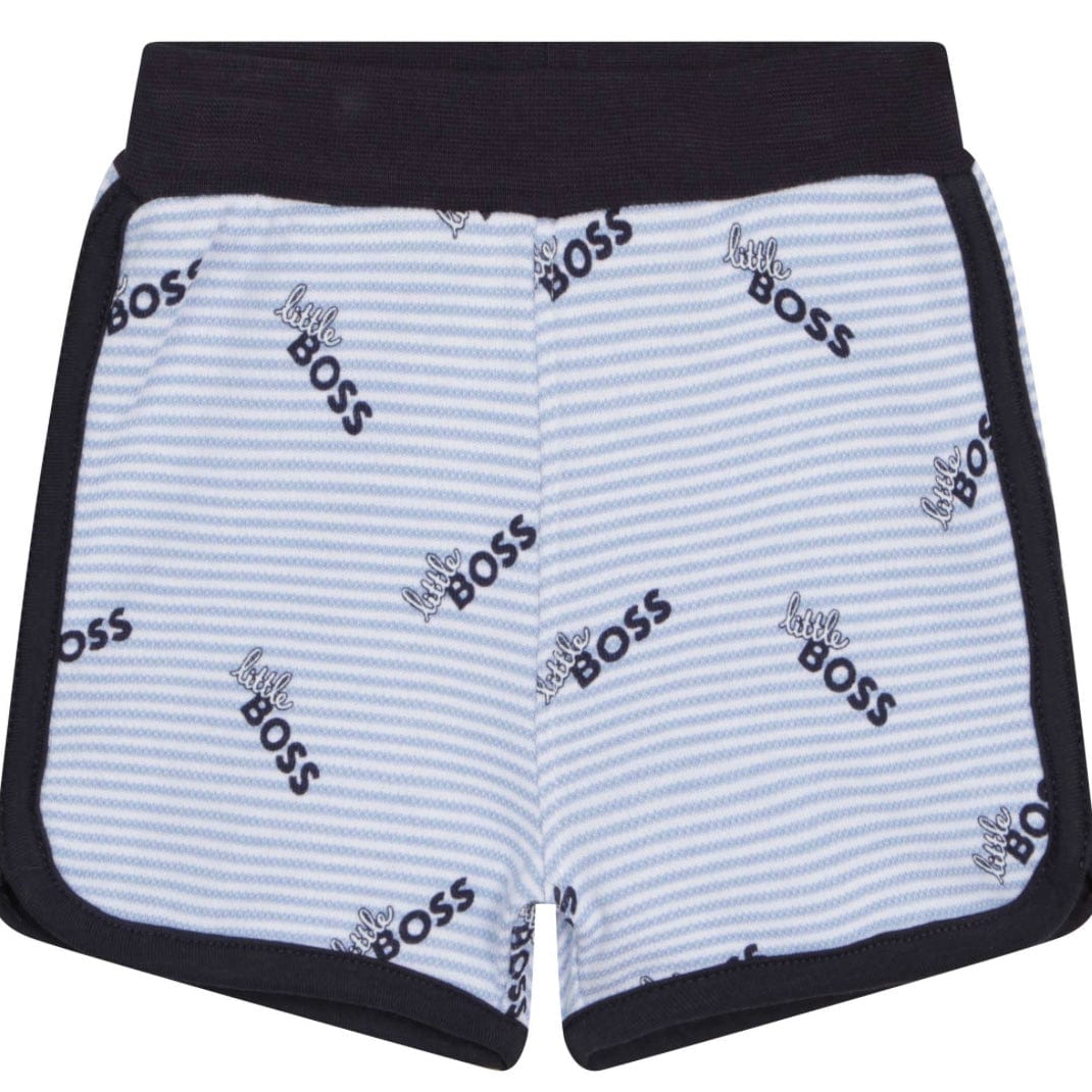 HUGO BOSS - Little Boss Logo Short Set - Blue