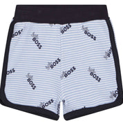 HUGO BOSS - Little Boss Logo Short Set - Blue