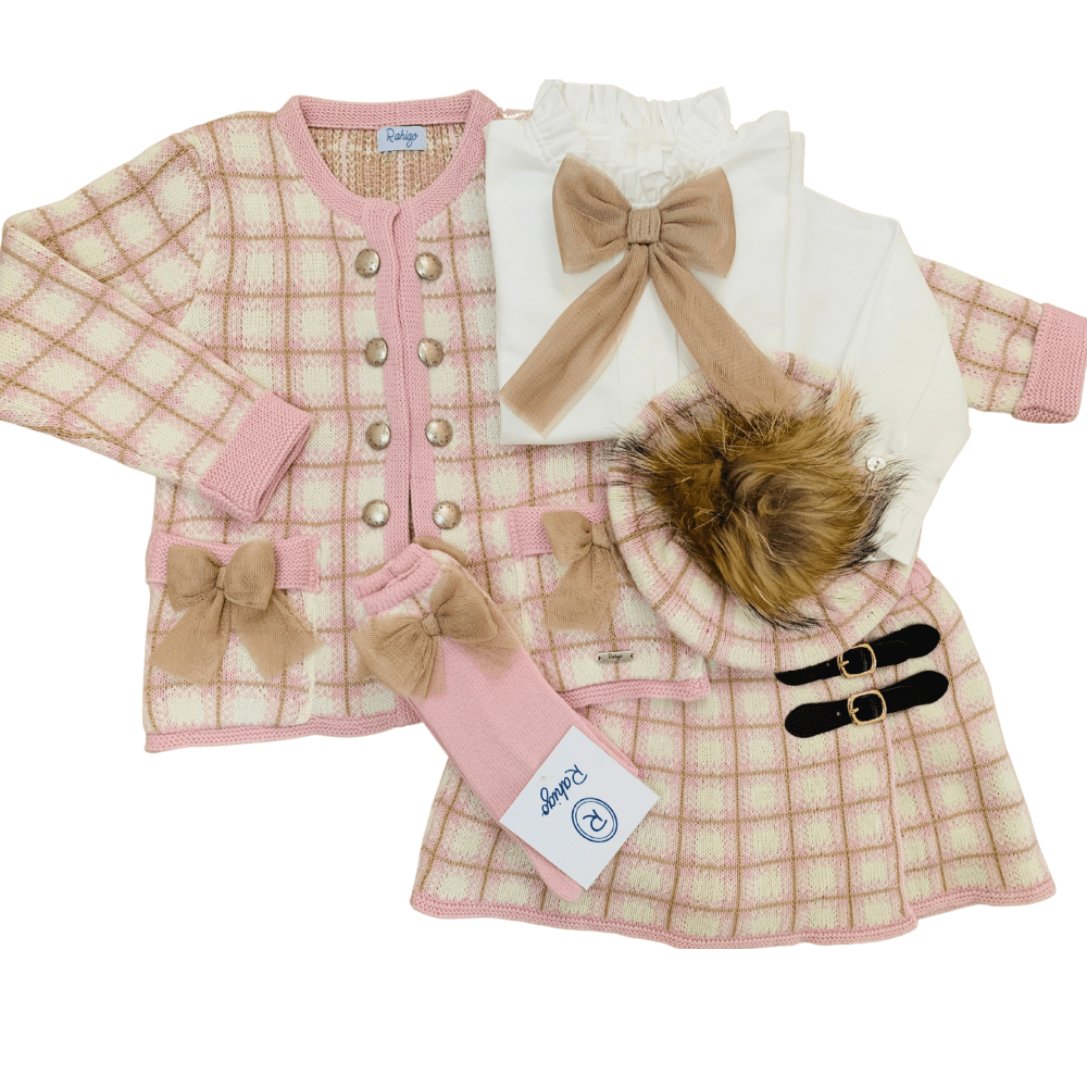 RAHIGO - Tartan Five Piece  Set - Pink