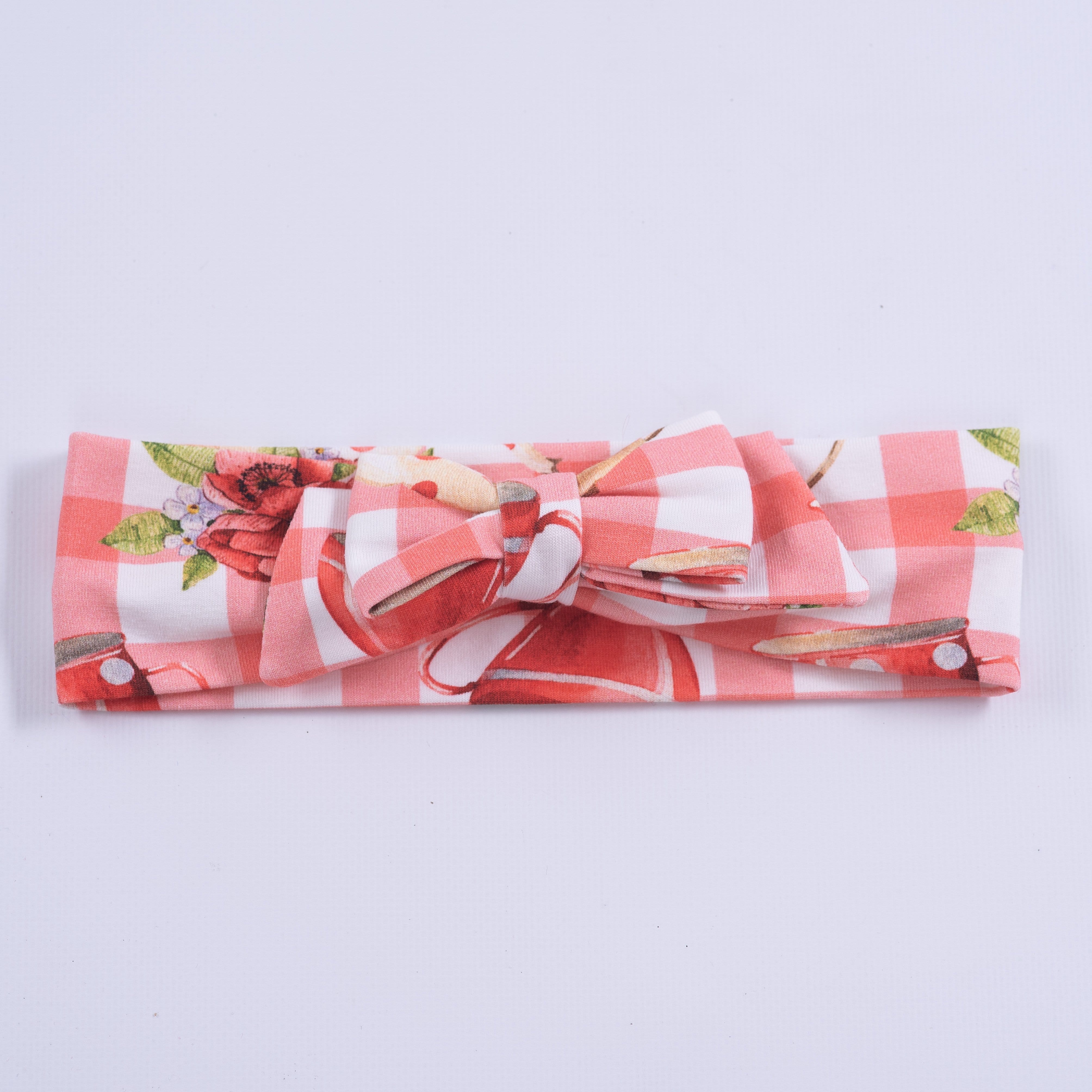 Daga - Tea Party Stretch Hairband - Red