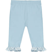 LITTLE A - Clara  Check Legging Set - Light Blue