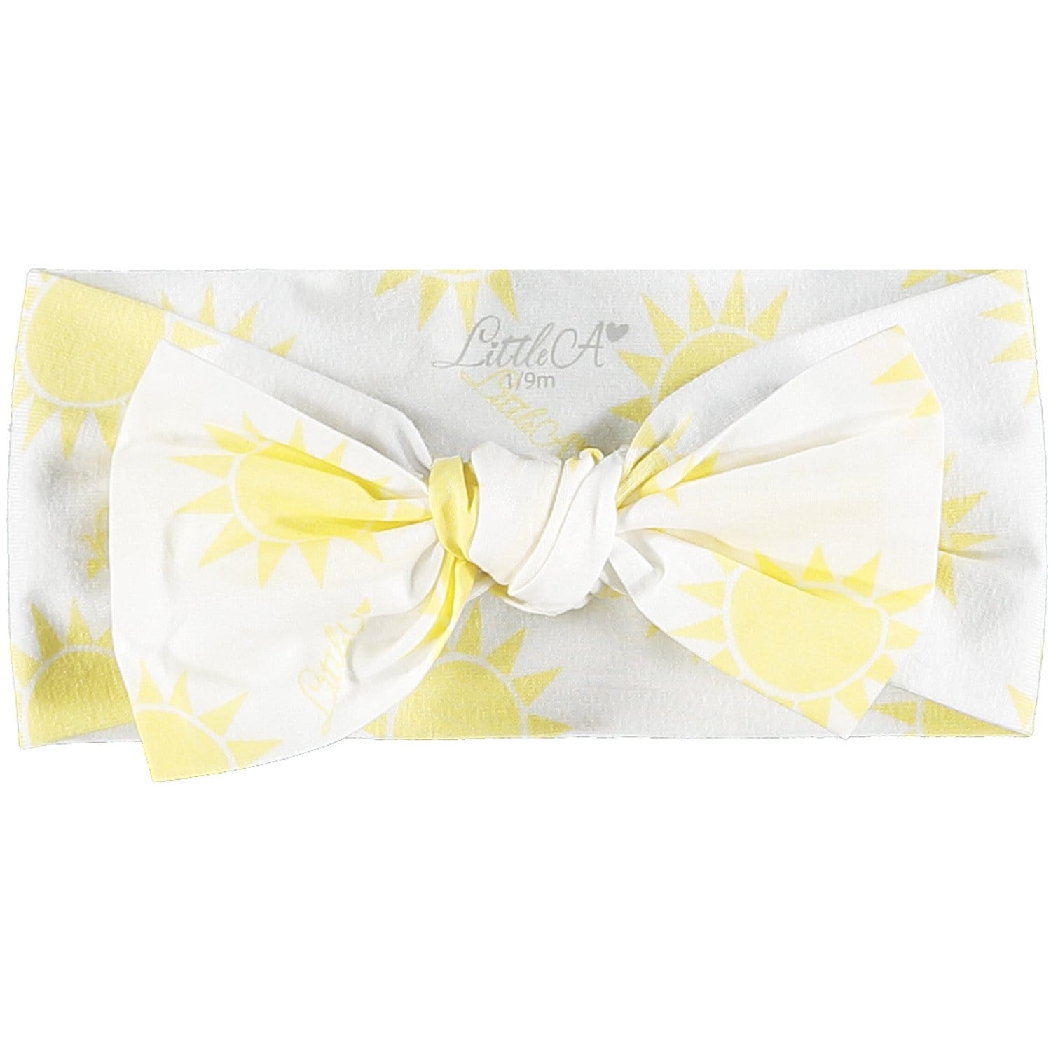 LITTLE A SUNSHINE PRINT HEADBAND