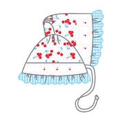 MAGNOLIA BABY - Sweet Cherries Smocked Four Piece Set  - White