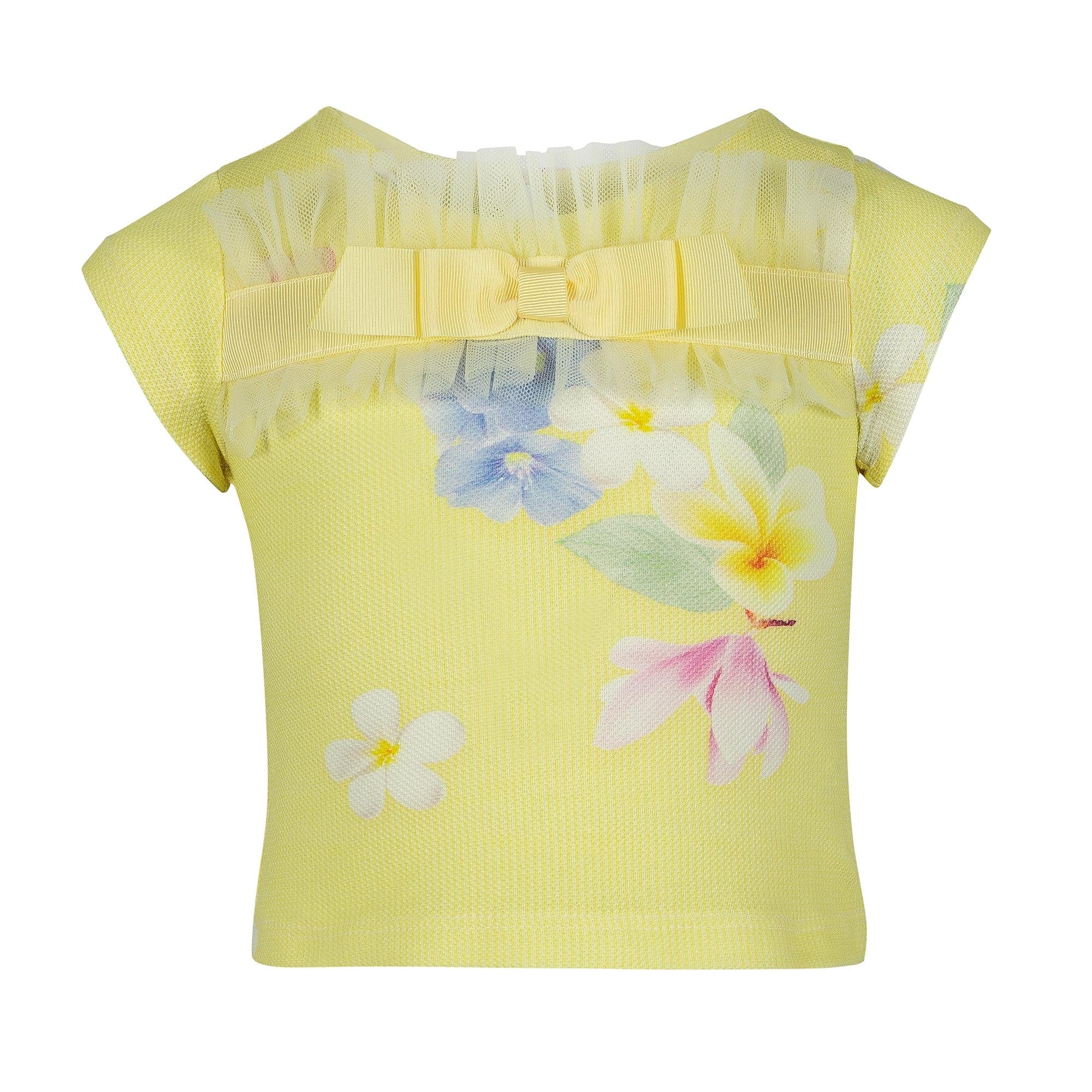 LAPIN HOUSE - Floral Top & Short Set - Lemon