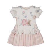 LAPIN HOUSE - Teddy Rose Pleated Dress - Blush