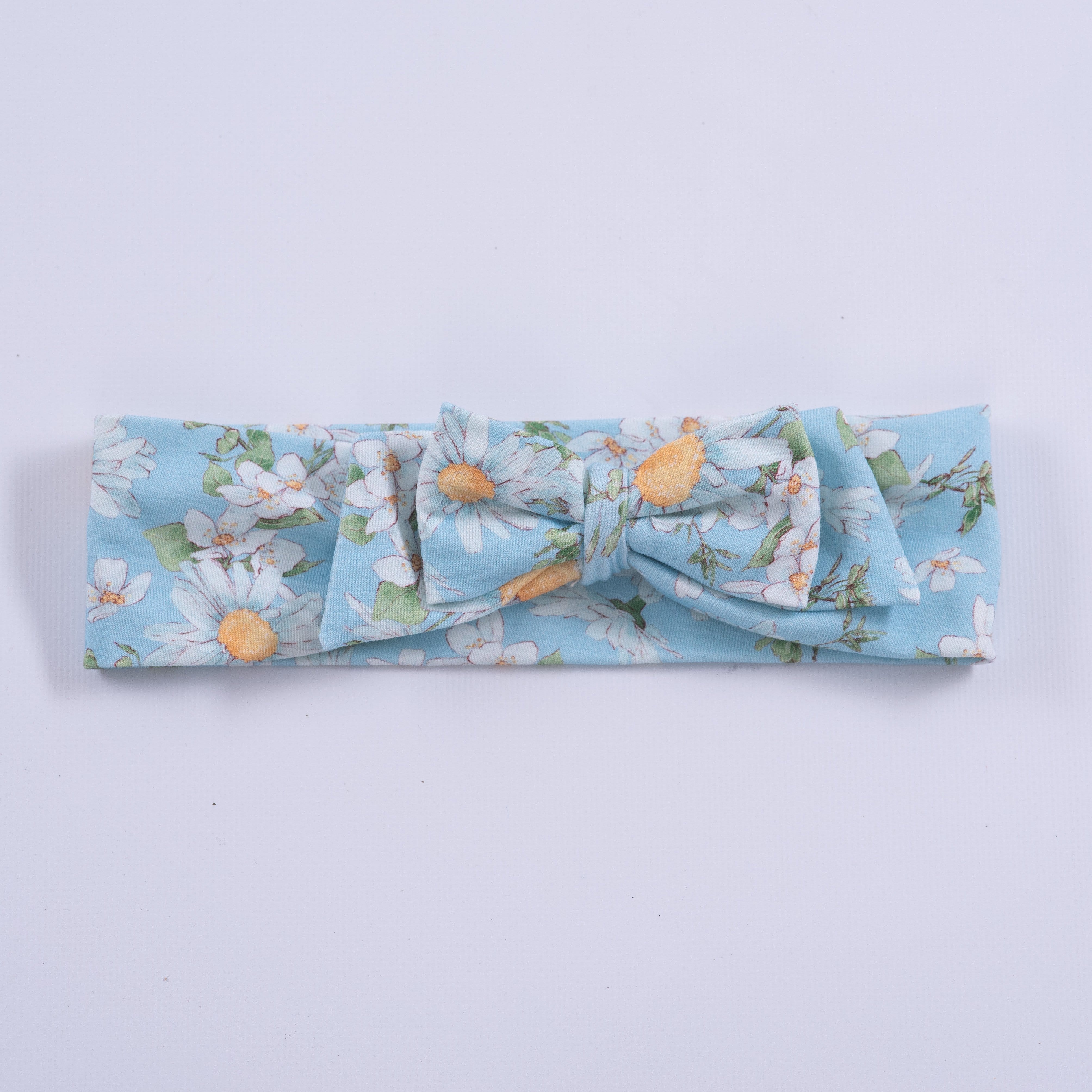 Daga - Daisy Stretch Hairband - Blue