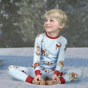SAL & PIMENTA - Busy Santa Pyjamas - Blue