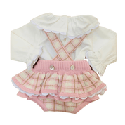 RAHIGO - Tartan Three Piece Set - Pink