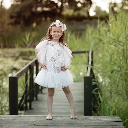 Daga - Rose  Tulle Dress - White