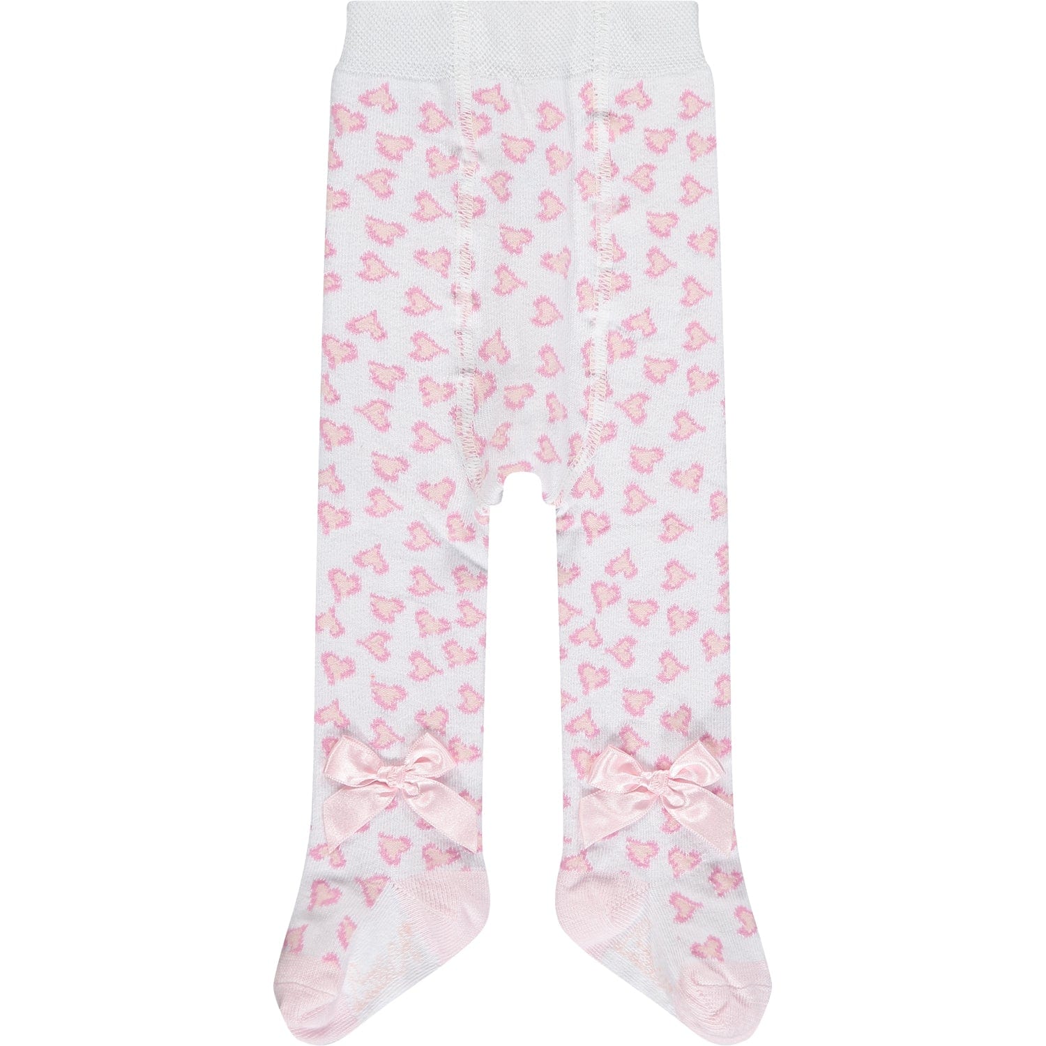 LITTLE A - Elisa Leopard Print Tights - White